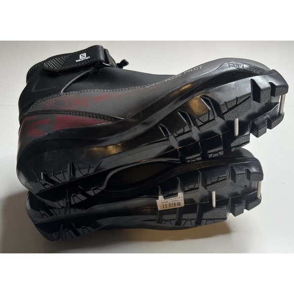 NEW Salomon Vitane Plus Pilot Nordic Ski Boots Size 7 Women’s Black - Picture 3 of 13